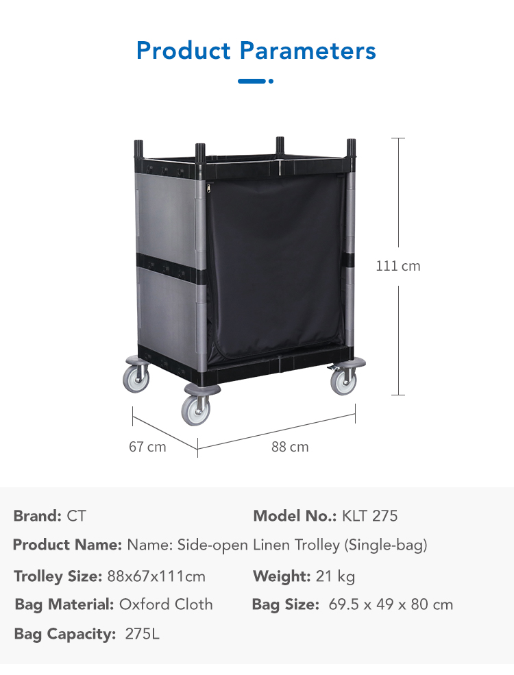 CT Linen Trolley - Cleanic Cleaning Equipment